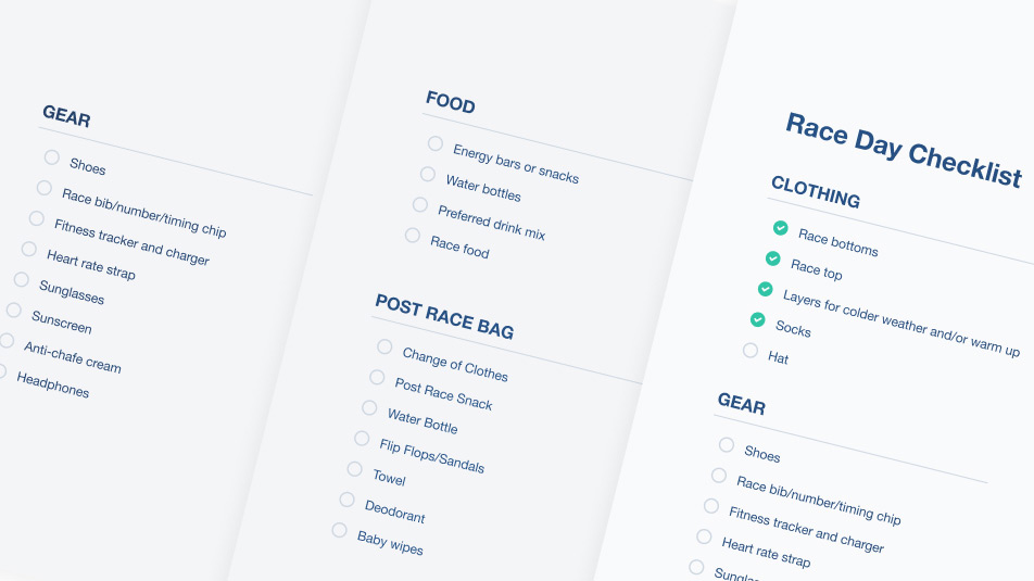 22029 Race Day Checklist Marathon 22029 Race Day Checklist Marathon