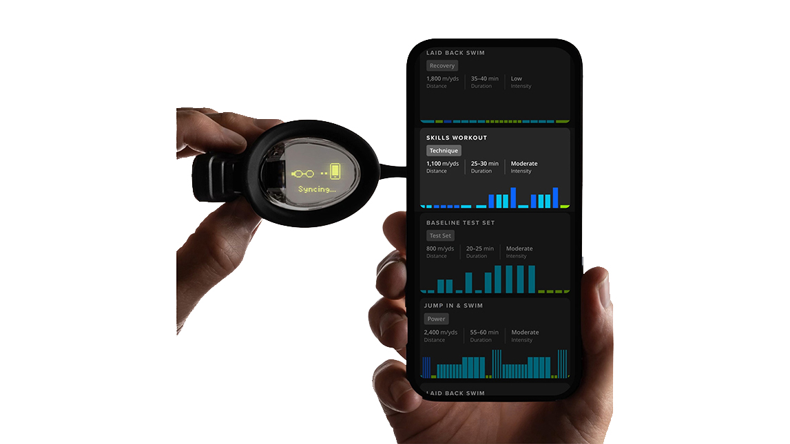 Form Smart Swim Goggles Form Workouts Goggle And Phone View